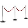 Corde Securit 150cm noire avec embouts dorés Photo