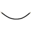 Corde Securit 150cm noire avec embouts dorés Photo