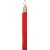 Corde Securit 150cm rouge avec embouts dorés