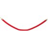 Corde Securit 150cm rouge avec embouts dorés Photo