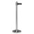 Poteau Securit inox avec enrouleur 210cm noir
