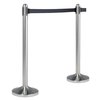 Poteau Securit inox avec enrouleur 210cm noir Photo