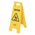 Panneau d’avertissement Rubbermaid double-face multilingue 64cm jaune