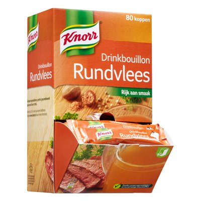 Drinkbouillon Knorr rundvlees 80 stuks