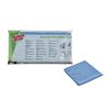 Chiffon microfibre Scotch-Brite Essential 360x360mm bleu 10 pièces Photo