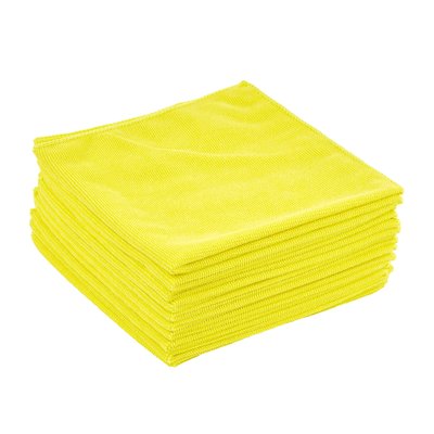 Chiffon microfibre Scotch-Brite Essential 360x360mm jaune 10 pièces