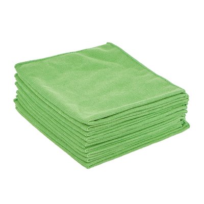 Chiffon microfibre Scotch-Brite Essential 360x360mm vert 10 pièces