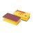 Eponge à récurer Scotch-Brite surface délicate 70x130mm jaune 10 pièces