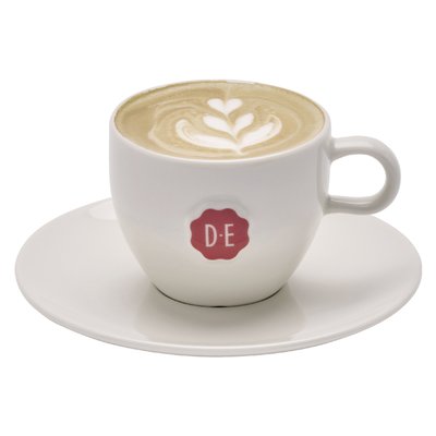 Kopje Douwe Egberts cappuccino 180ml wit 12 stuks