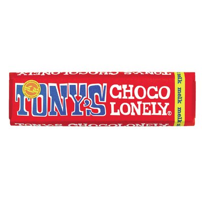 Barre chocolatée Tony's Chocolonely lait 50g