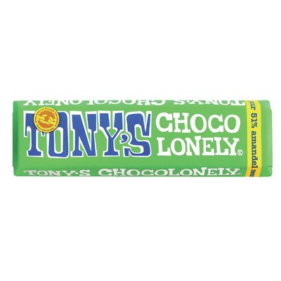Chocolade Tony's Chocolonely amandel zeezout reep 47gr
