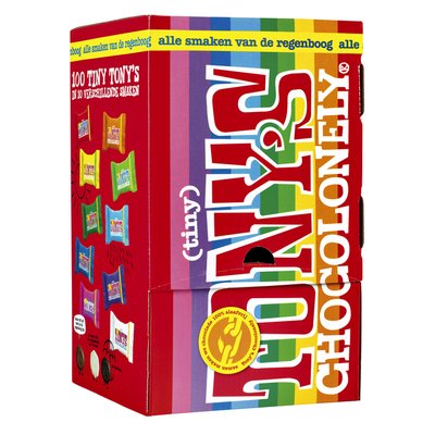 Chocolade Tony's Chocolonely tiny mix doos 100 st