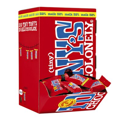 Chocolade Tony's Chocolonely tiny melk doos 100 st