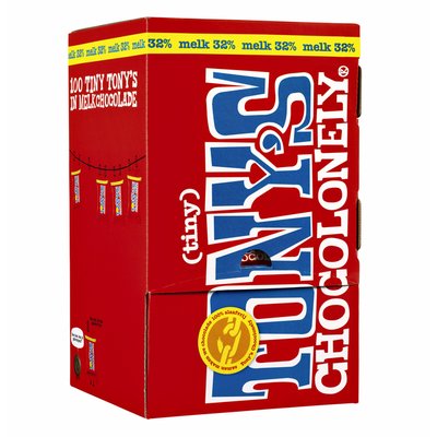 Chocolade Tony's Chocolonely tiny melk doos 100 st