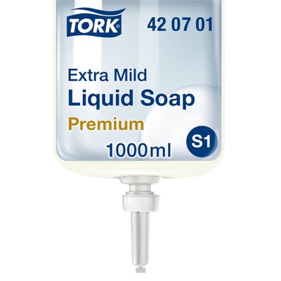 Savon mains Tork S1 Premium 420701 liquide peau sensible 1000ml