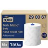 Handdoekrol Tork H1 Matic Advanced 2-laags 150m wit 290067 foto