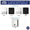 Handdoekrol Tork H1 Matic Advanced 2-laags 150m wit 290067 foto