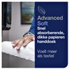 Handdoekrol Tork H1 Matic Advanced 2-laags 150m wit 290067 foto