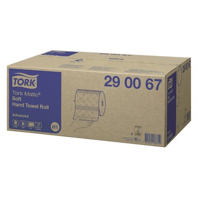 Handdoekrol Tork H1 Matic Advanced 2-laags 150m wit 290067