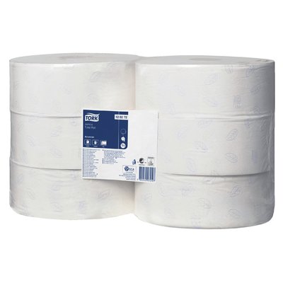 Toiletpapier Tork T1 Advanced jumbo 2-laags 360m wit 120272