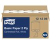 Poetspapier Tork M2 Basic Universal 2-laags 160m wit 121206 foto