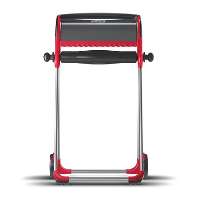 Poetspapierdispenser Tork W1 Performance vloerstandaard rood 652008