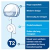 Toiletpapierdispenser Tork T2 Elevation jumbo klein wit 555000 foto