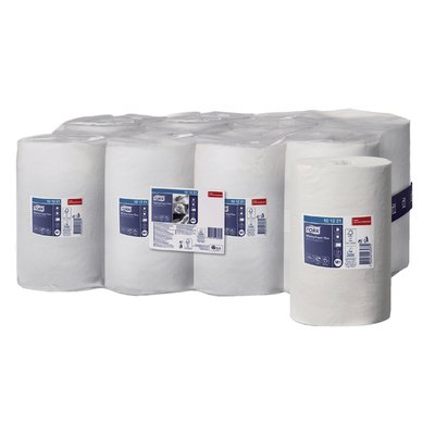 Poetspapier Tork M1 Plus Advanced 2-laags 75m wit 101221