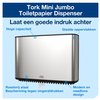 Toiletpapierdispenser Tork T2 Image Line jumbo klein zilver 460006 foto
