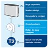 Toiletpapierdispenser Tork T2 Image Line jumbo klein zilver 460006 foto