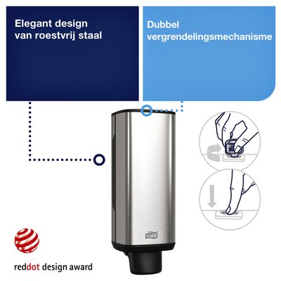 Distributeur savon Tork S4 Image Line 460010 1000ml argent