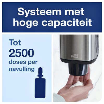 Distributeur savon Tork S4 Image Line 460010 1000ml argent