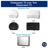 Toiletpapier Tork T2 Advanced jumbo klein 2-laags 170m wit 120280 foto