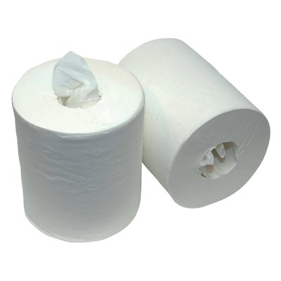 Poetspapier Cleaninq M2 1-laags 6x275m wit