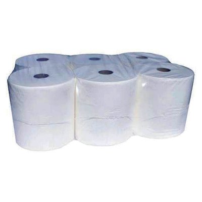 Toiletpapier Cleaninq T2 jumbo klein 2-laags 12x170m wit