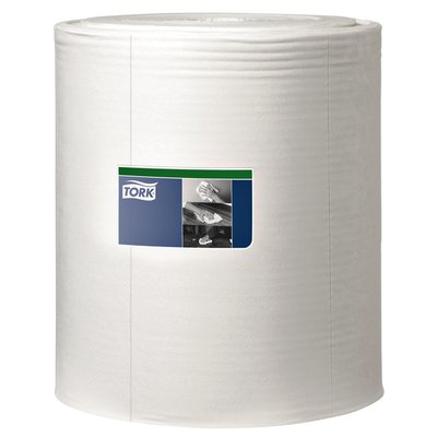 Reinigingsdoek Tork W1 Premium 1-laags 380m wit 510104
