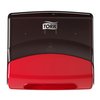 Distributeur chiffons de nettoyage Tork W4 Performance mural 654008 noir/rouge Photo