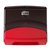 Distributeur chiffons de nettoyage Tork W4 Performance mural 654008 noir/rouge