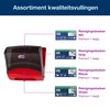 Distributeur chiffons de nettoyage Tork W4 Performance mural 654008 noir/rouge Photo