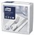 Dinerservet Tork Advanced 1/8 vouw 3-laags 395x390mm 100 vel wit 477579