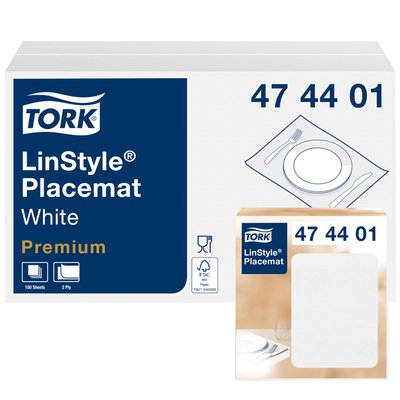 Placemat Tork Advanced 1-laags 420x270mm 500 vel wit 474539