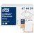Placemat Tork Linstyle Premium 2-laags 390x300mm 100 vel wit 474401