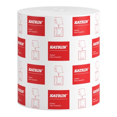 Essuie-mains Katrin 460102 2 épaisseurs blanc Medium 160m