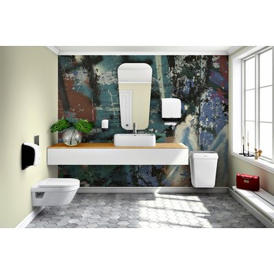 Toiletpapierdispenser Katrin Gigant S jumbo klein wit 90069