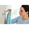 Crochet serviette tesa® Smooz métal chromé brillant autocollant Photo