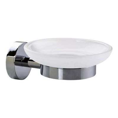 Porte-savon tesa® Smooz chrome brillant/verre