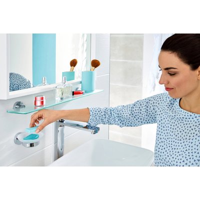 Porte-savon tesa® Smooz chrome brillant/verre