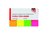 Indextabs Quantore 20x50mm neon 200 stuks