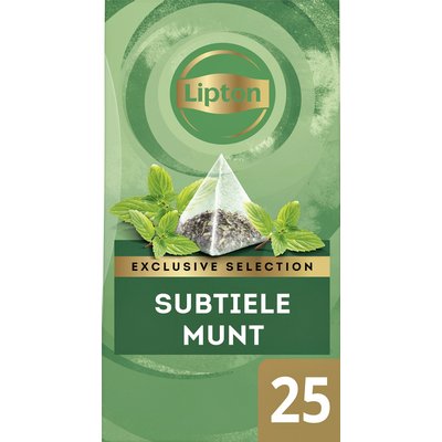 Thee Lipton Exclusive subtiele munt 25x2gr