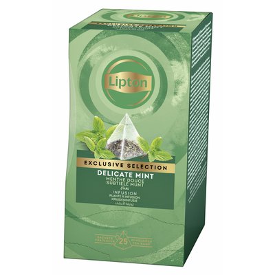Thee Lipton Exclusive subtiele munt 25x2gr